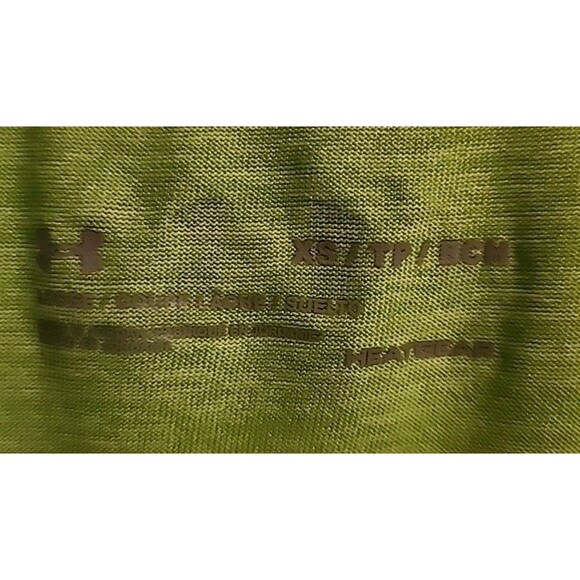 Under Armour Women's XS Top Green Logo Exercise T Shirt - Picture 5 of 7